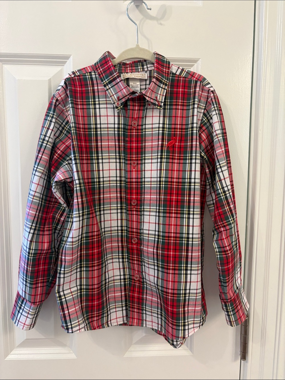 The Beaufort Bonnet Company Red Plaid Button-Down Shirt